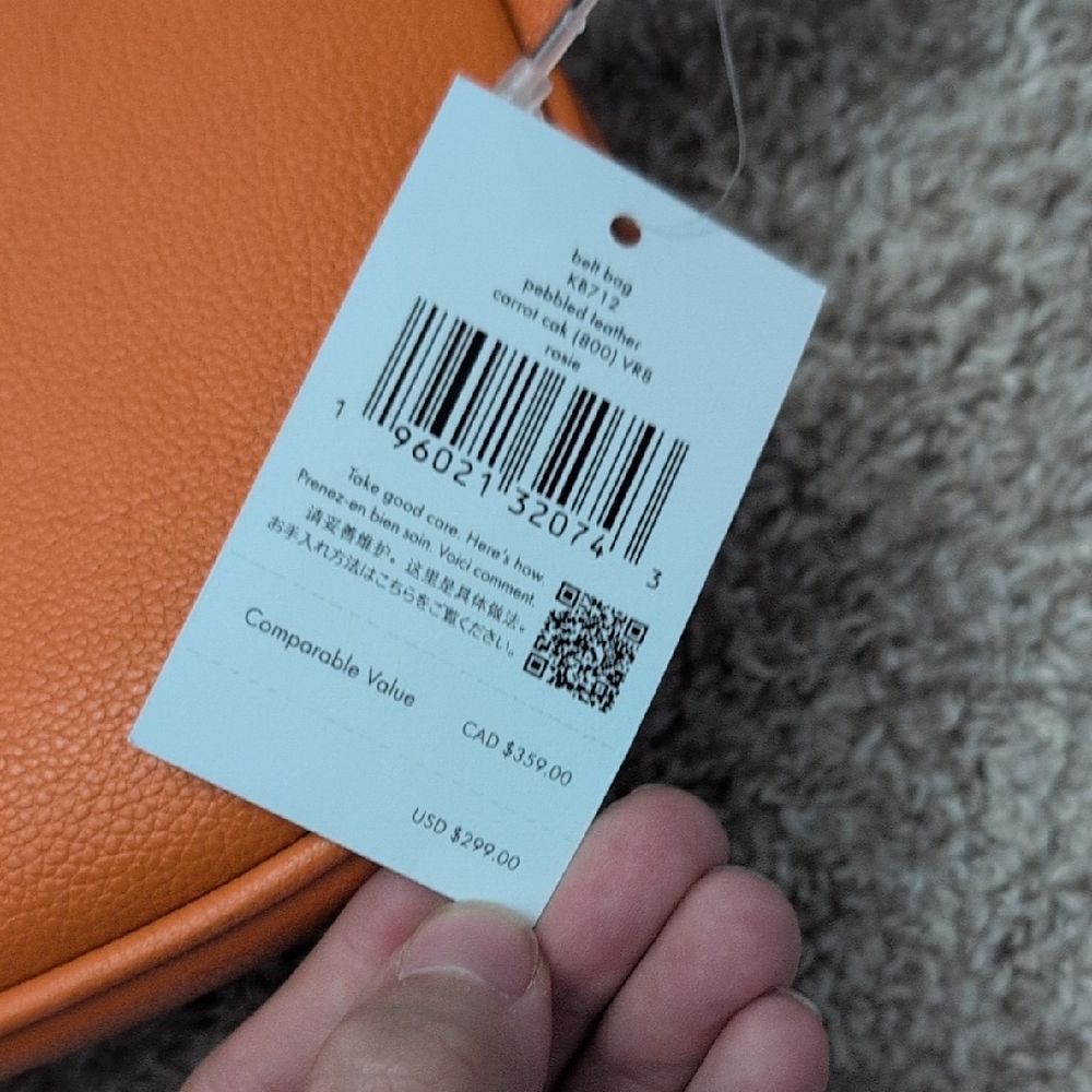 Kate Spade Orange Modern Crossbody Bag - Picture 2 of 4